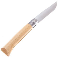 Нож Opinel №10, нержавеющая сталь, рукоять бук Нож Opinel №10, нержавеющая сталь, рукоять бук