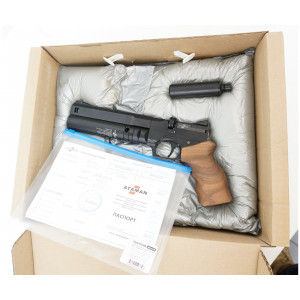 Пневматический пистолет Ataman AP16 (компакт, дерево, PCP) 5,5 мм