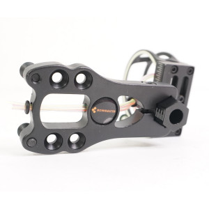 Прицел для блочного лука Topoint TP3540 (4 pin, 0.019", подсветка) черный