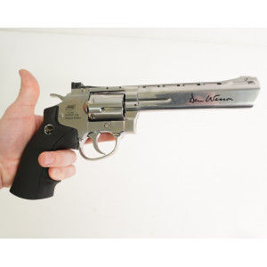Пневматический револьвер ASG Dan Wesson 6" Silver (пулевой)