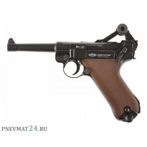 Пневматический пистолет Gletcher P08 (Parabellum)